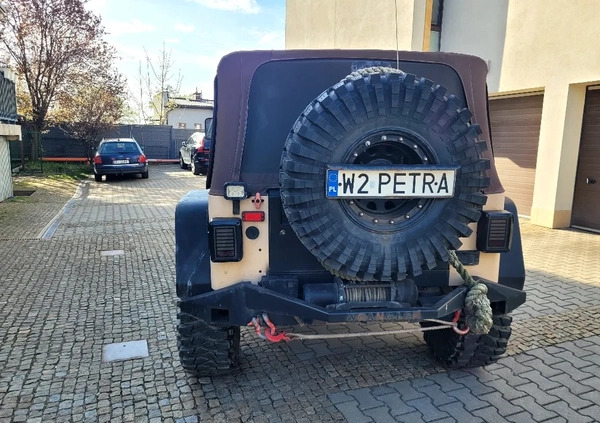 Jeep Wrangler cena 99000 przebieg: 80000, rok produkcji 2002 z Mikołów małe 92